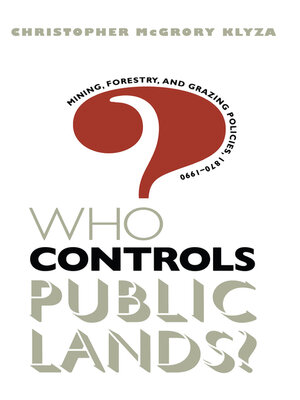 cover image of Who Controls Public Lands?